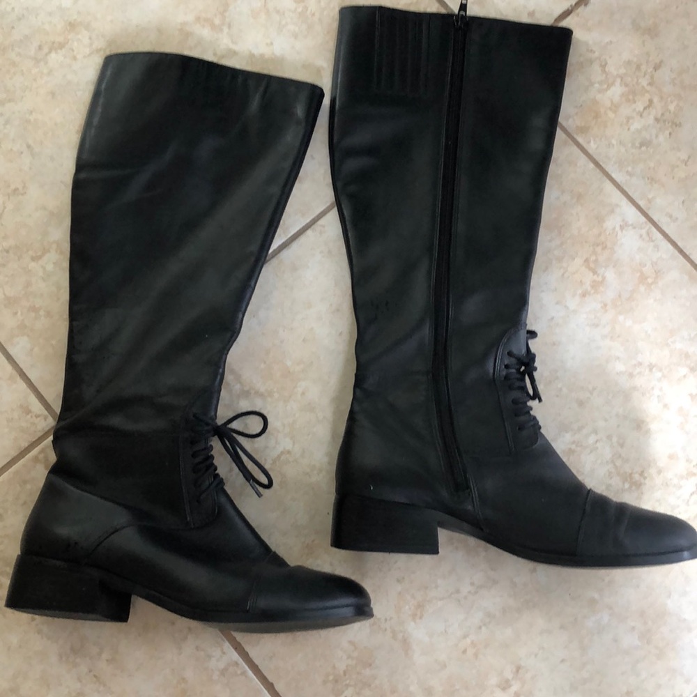 Black knee high Boots